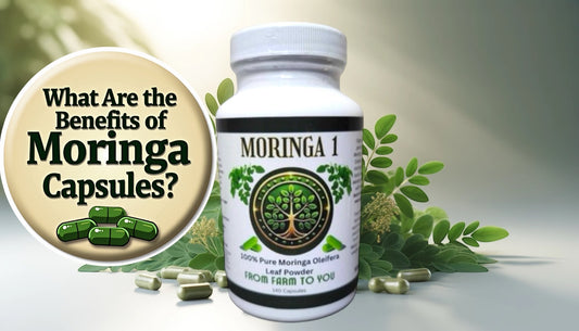 Benefits of Moringa capsules for energy and immune health.