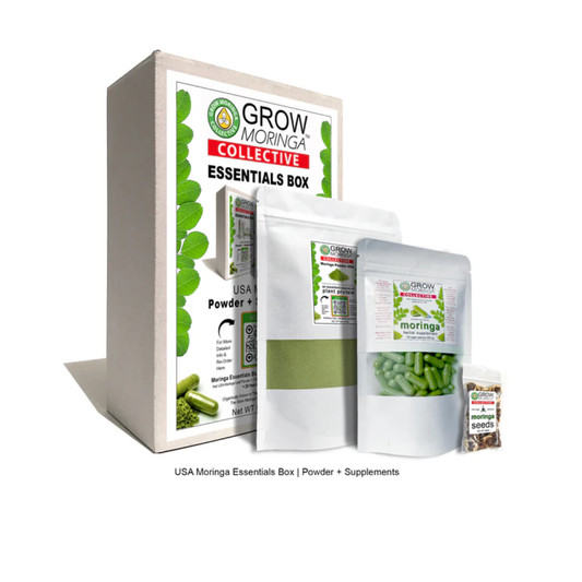 Moringa Essentials Box | Powder + Supplements